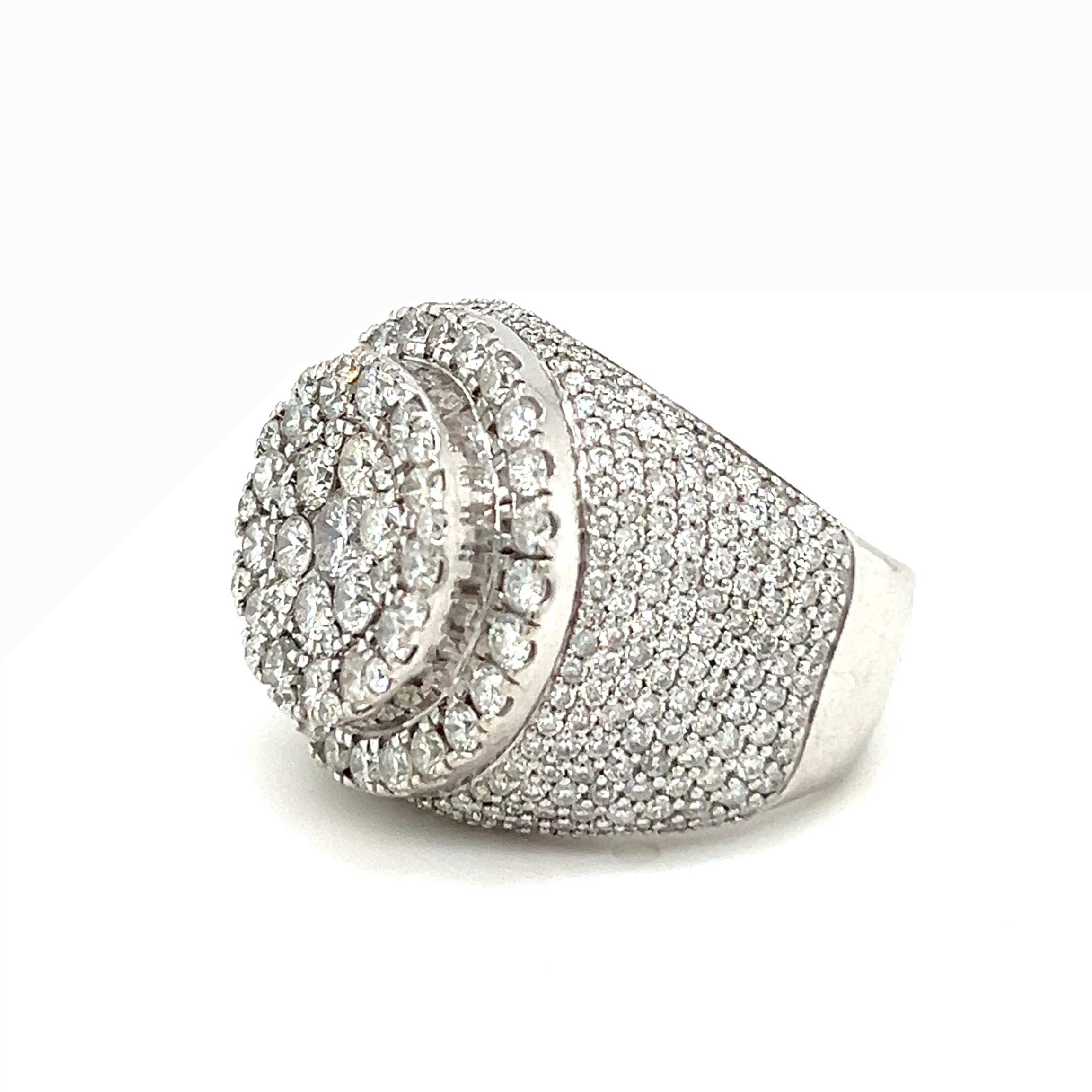 White Round Diamond Ring