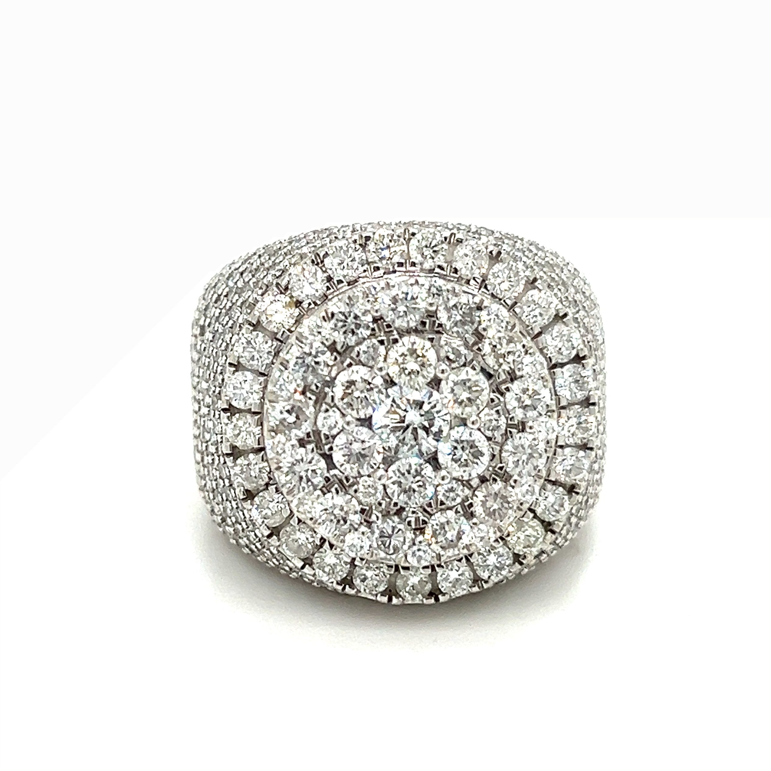 White Round Diamond Ring