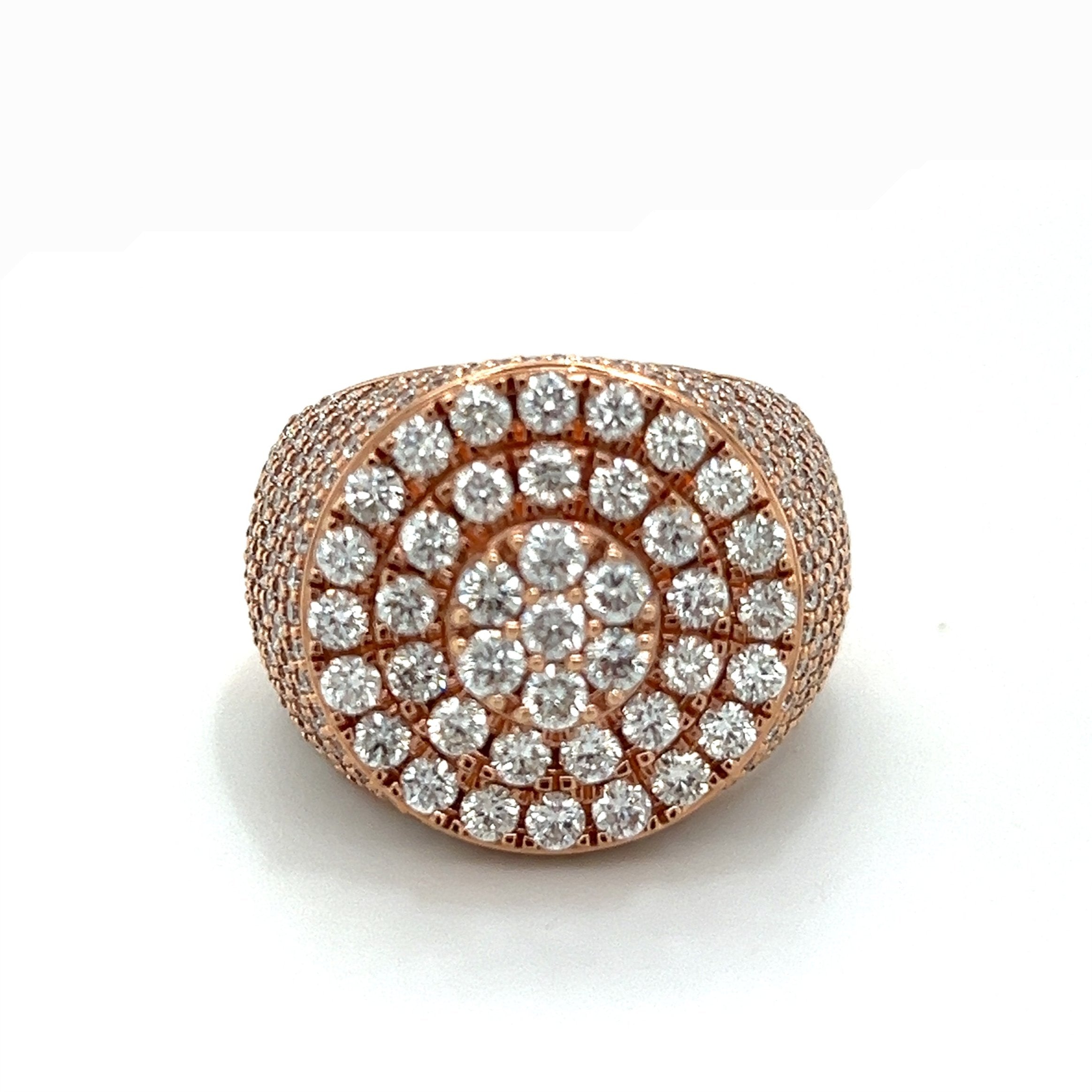 Rose Round Diamond Ring