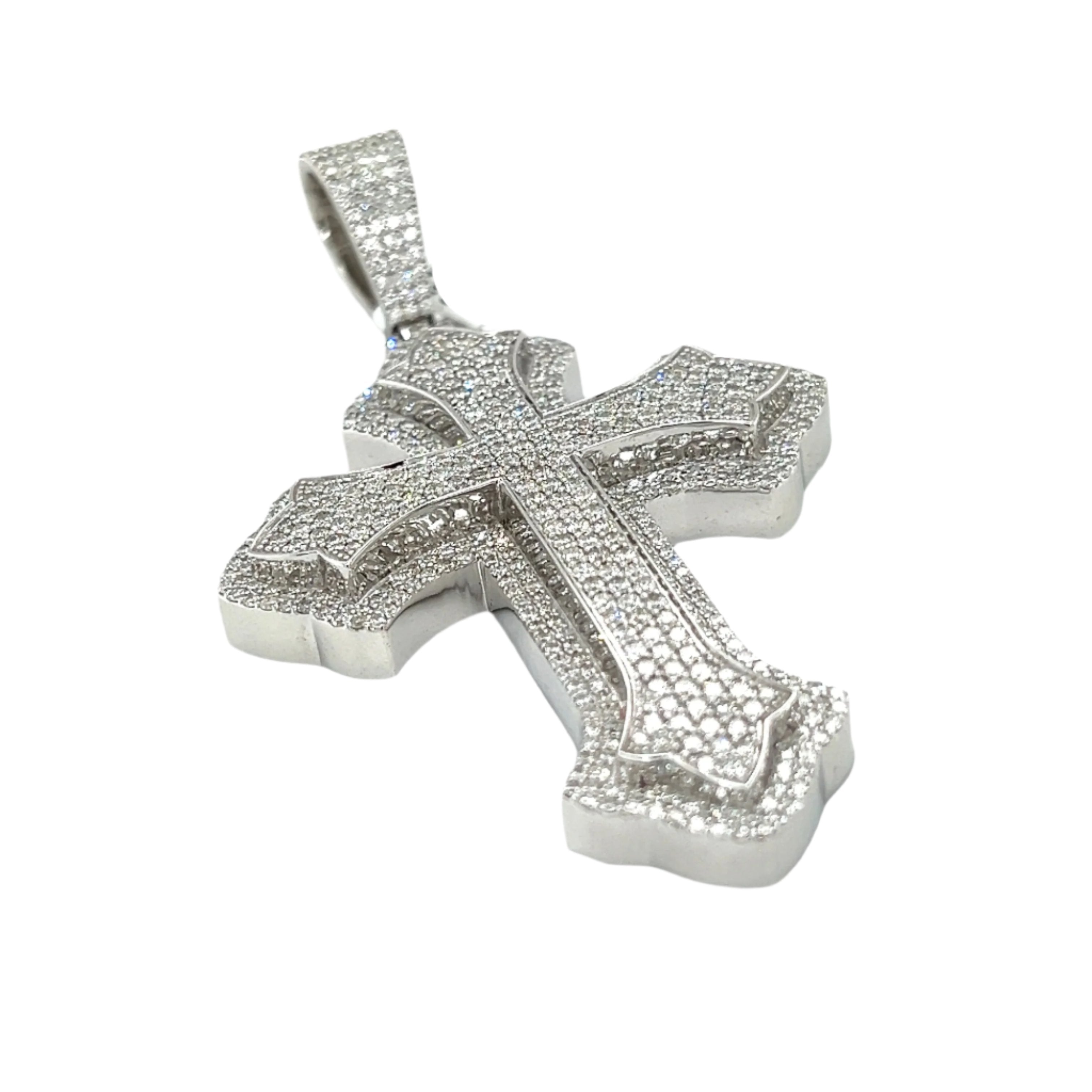 Chrome Heart Cross Pendant