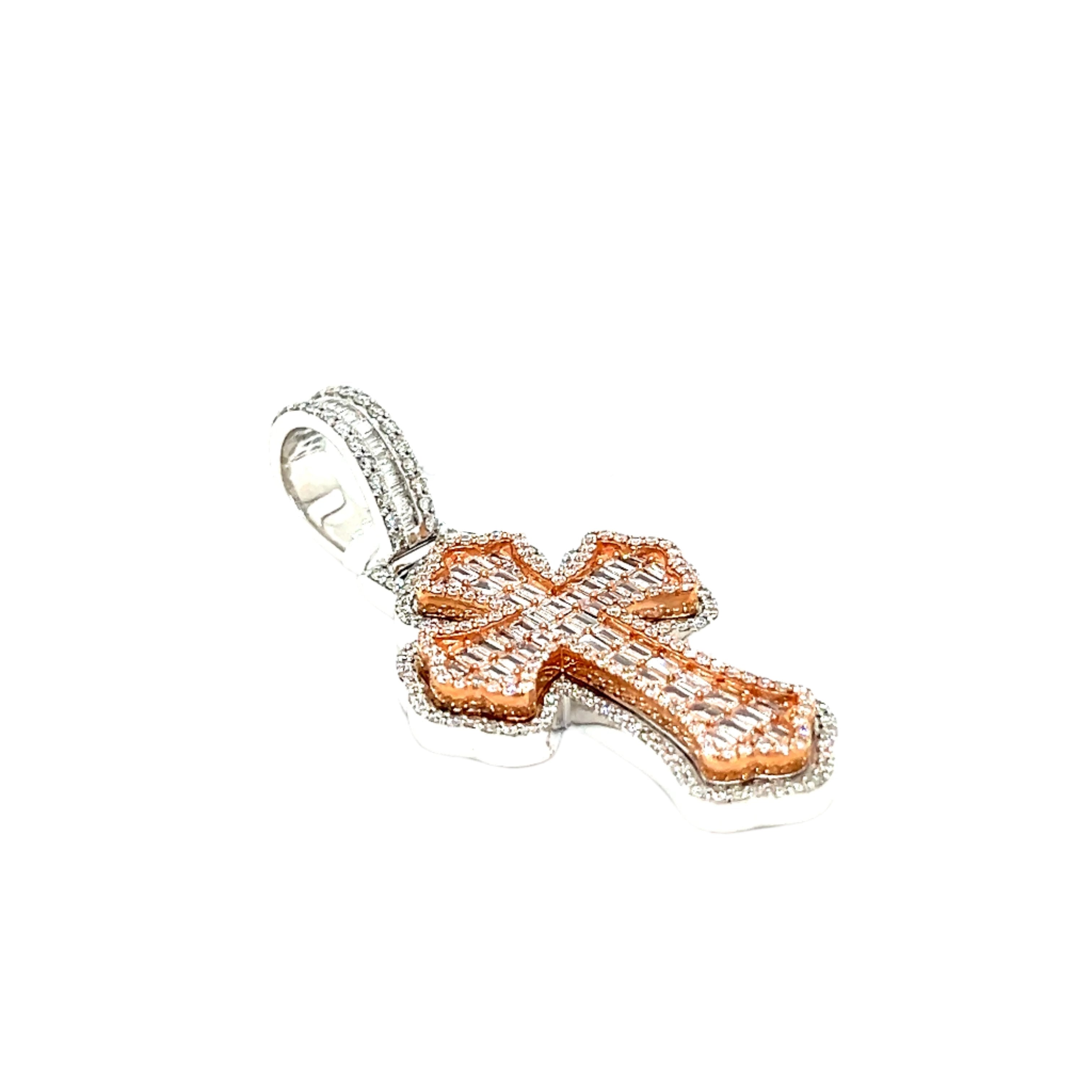 Baguette Cross Pendant