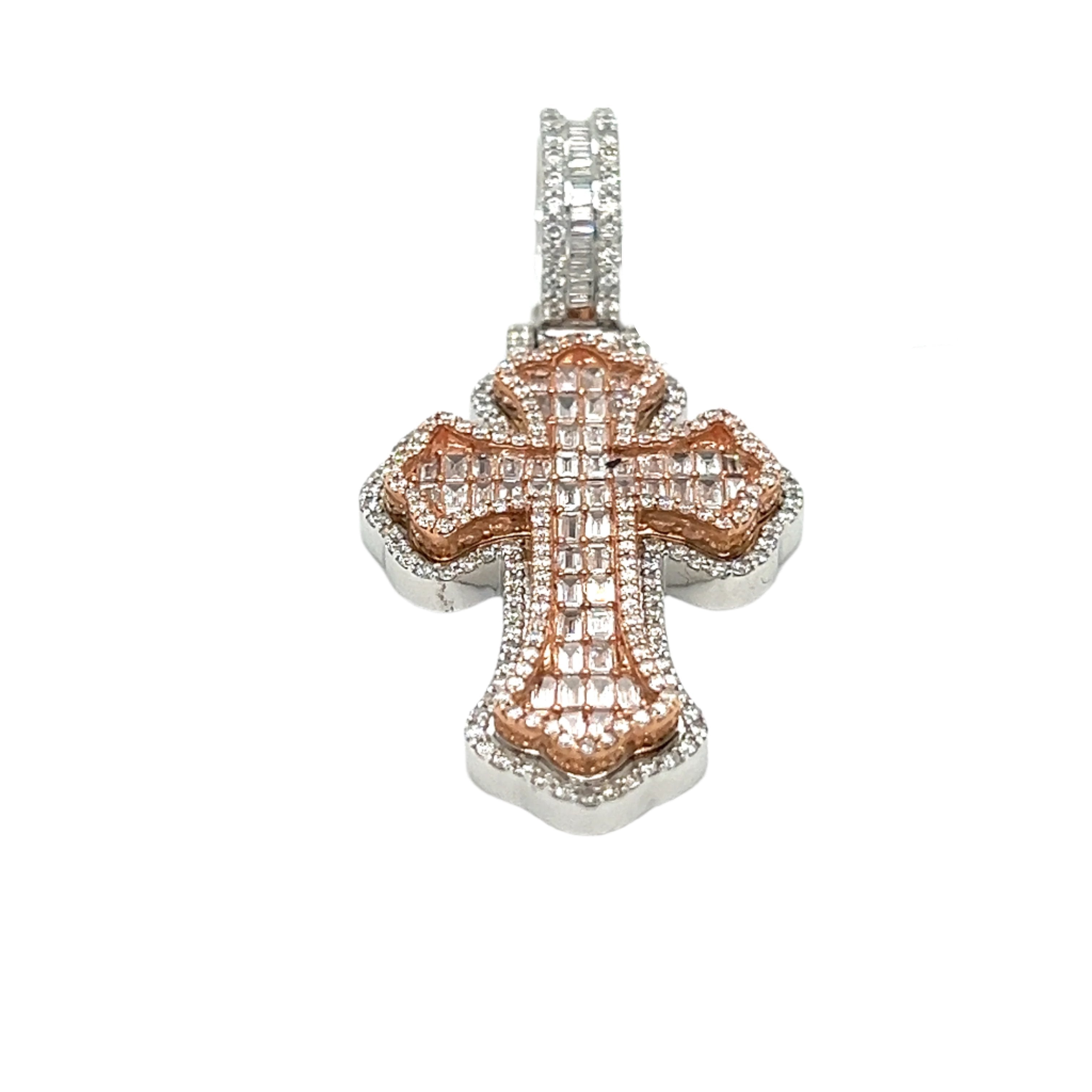 Baguette Cross Pendant