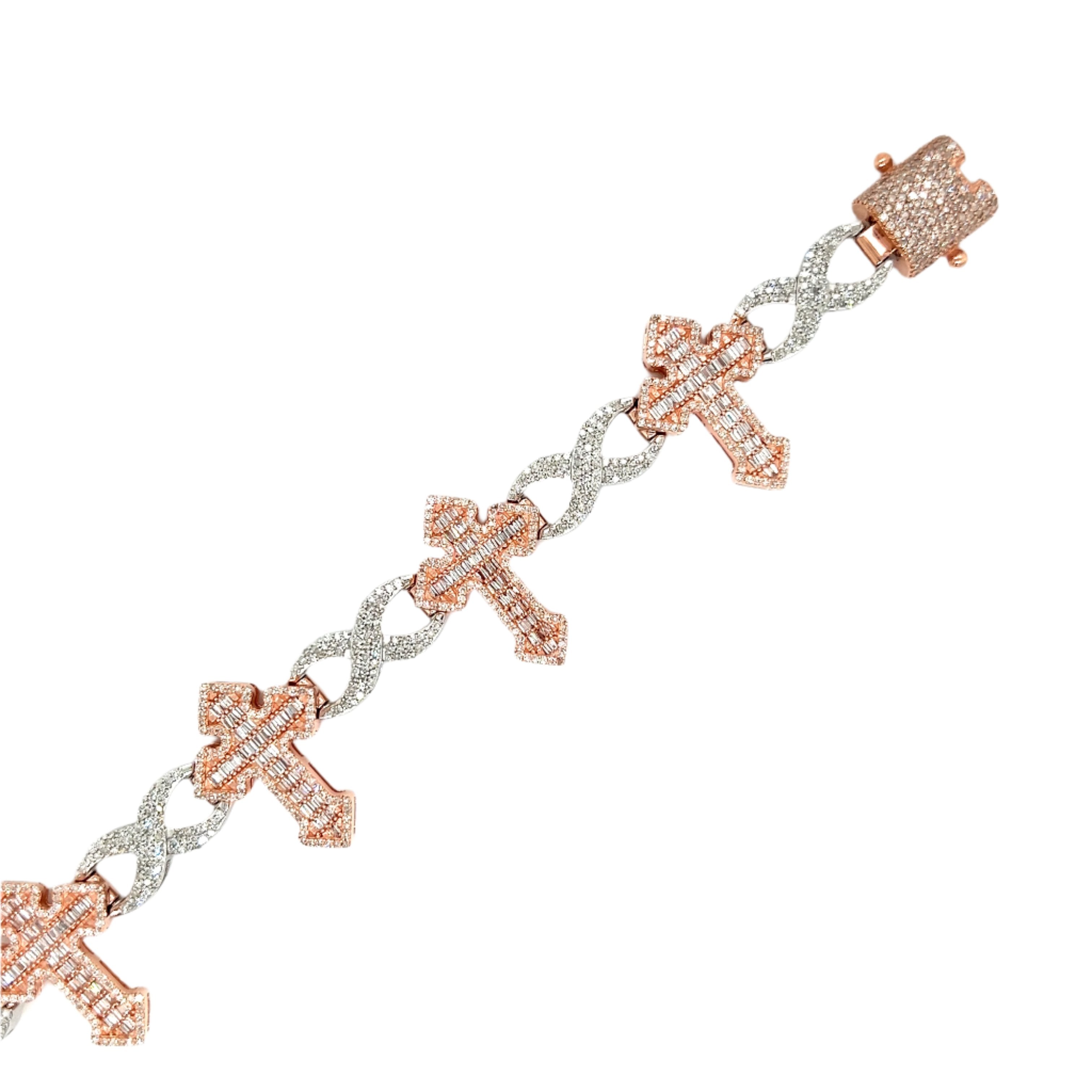 Cross and Infinity Bracelet